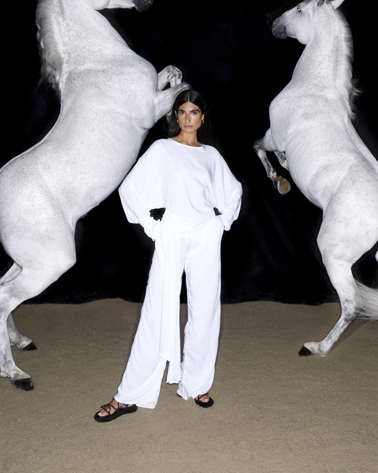 Wild Horses campaign — Brisa top & Sage trouser, Margot Linen