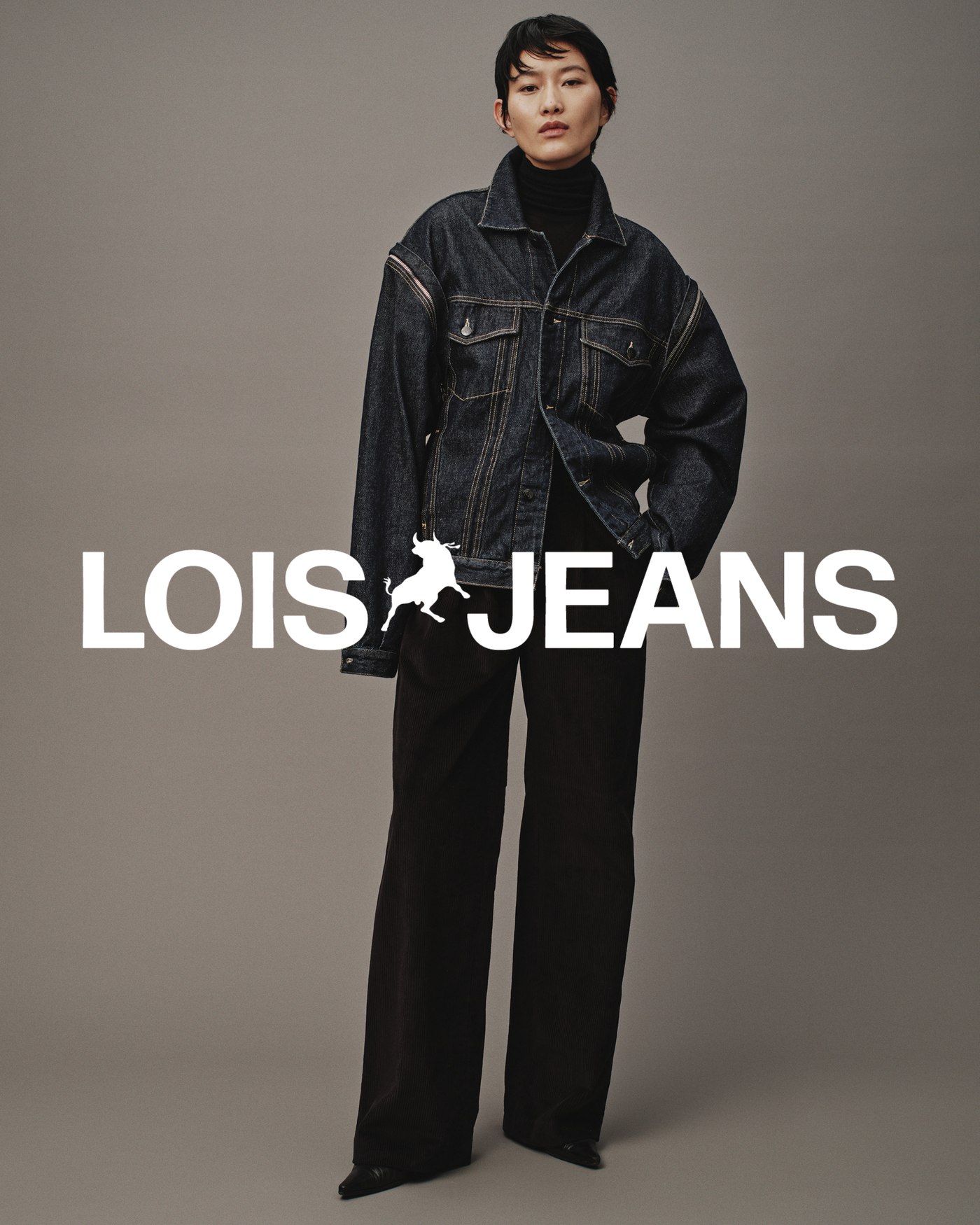 lookbook extension — dark jacket & corduroy trouser look, full look