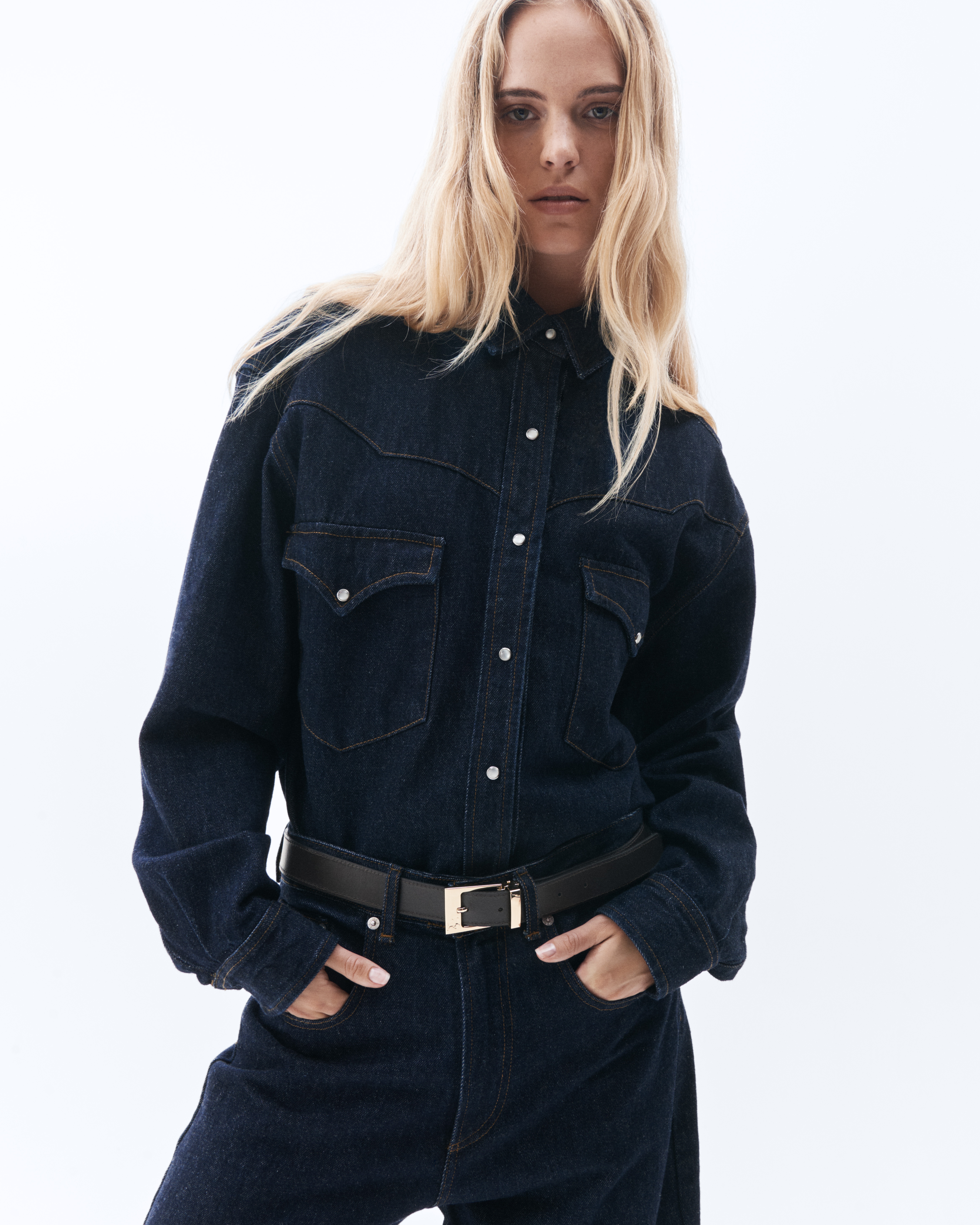 the good stuff campaign — denim western shirt look