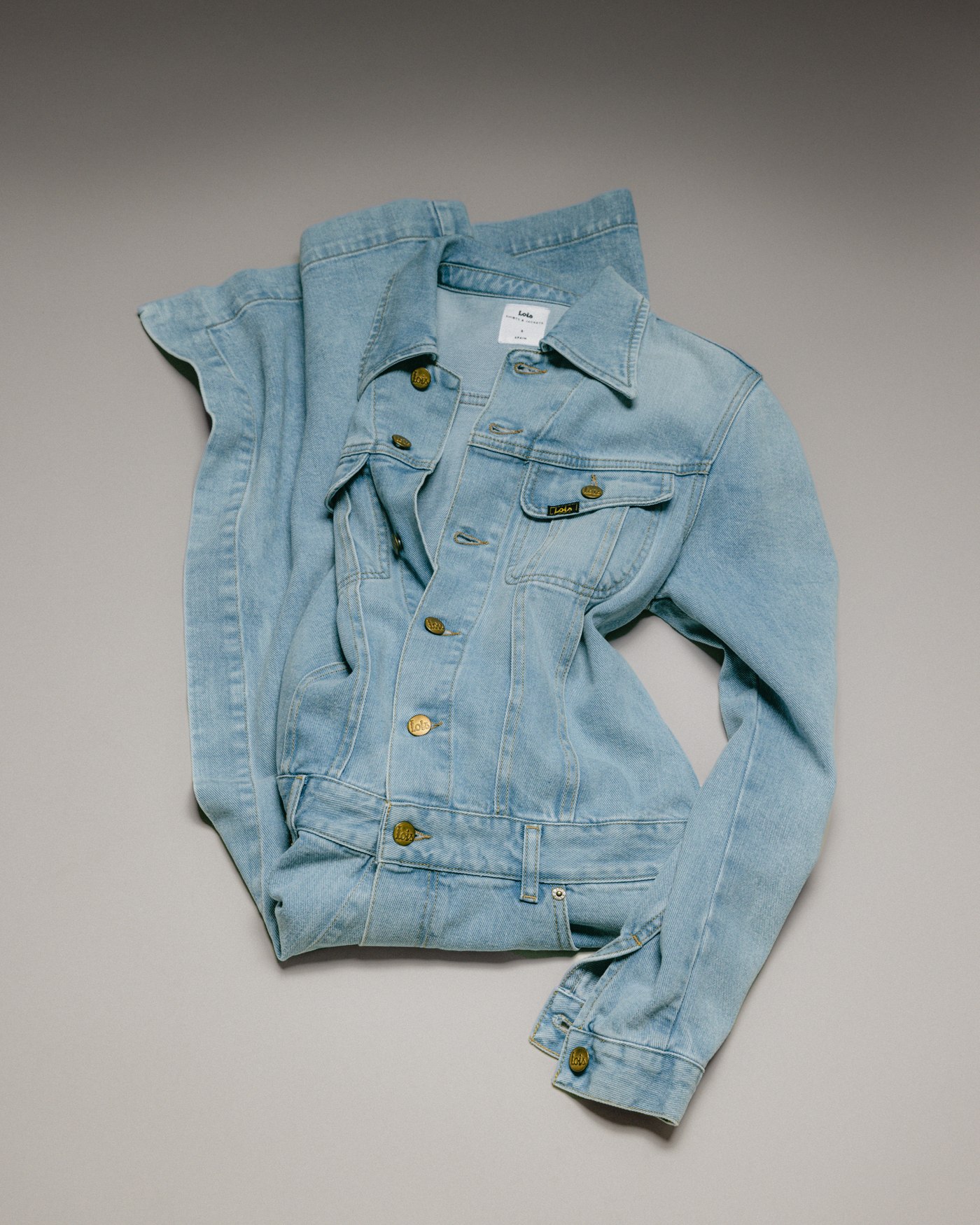 lookbook extension — light denim jacket, still shoot