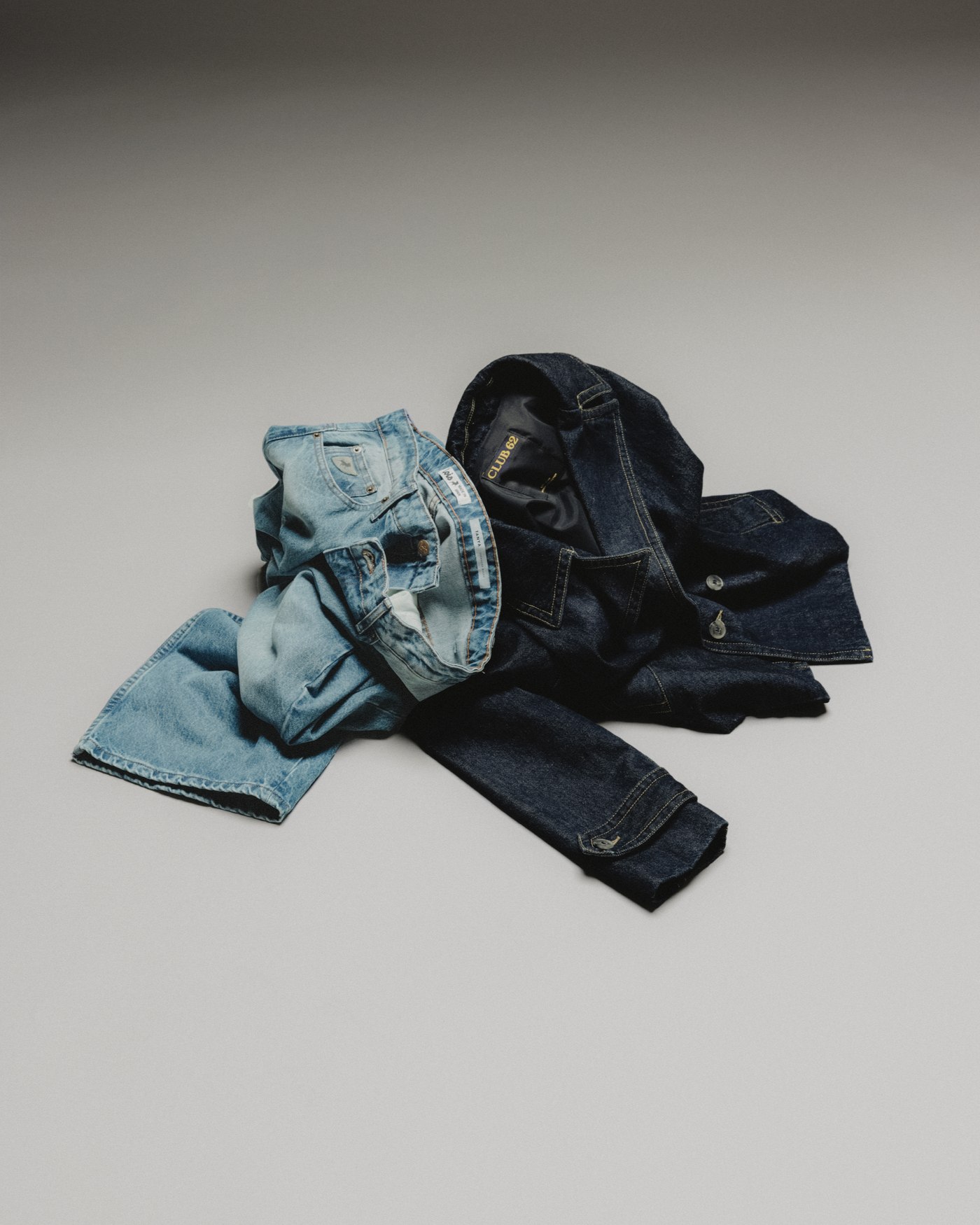 lookbook extension — denim pieces, still shoot