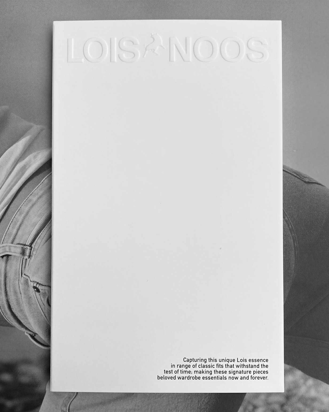NOOS collection — embossed LOIS x NOOS cover